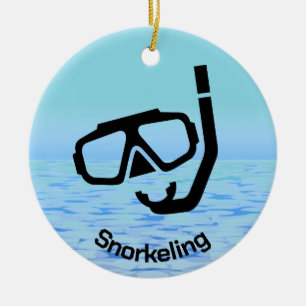 Cerâmica Ornamento de Snorkeling Personalizado