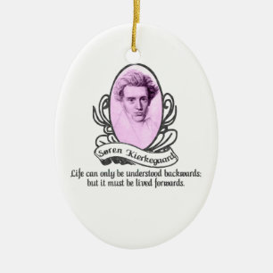 Cerâmica Ornamento de Søren Kierkegaard