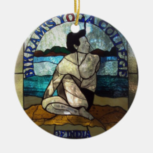 Cerâmica Ornamento de suspensão da ioga de Bikram