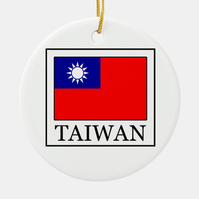 Cerâmica Ornamento de Taiwan (Frente)