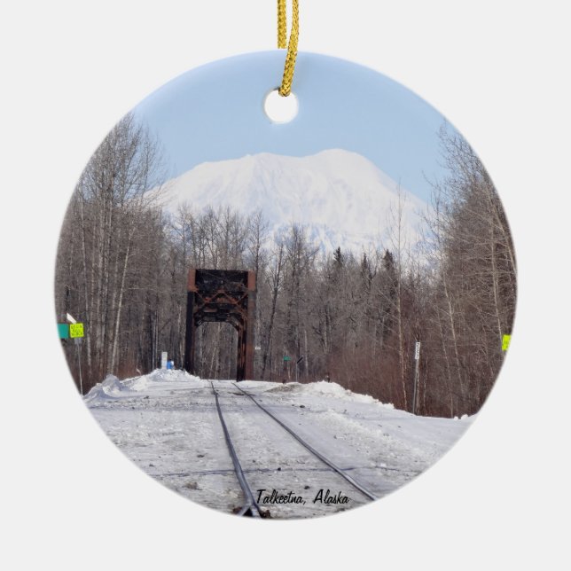 Cerâmica Ornamento de Talkeetna (Frente)