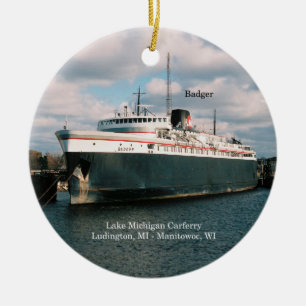 Cerâmica Ornamento de texugo