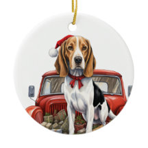 Ornamento de "Treing Walker Coon Hound"