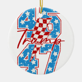 Cerâmica Ornamento de Trump