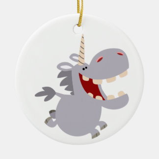 Cerâmica Ornamento de Unicórnio de Cartoon Bonito