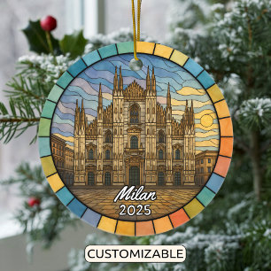 Cerâmica Ornamento de Vidro Mantido Personalizado, Itália
