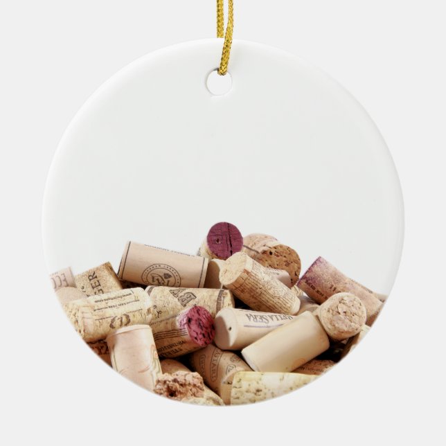Cerâmica Ornamento de Vinho (Frente)