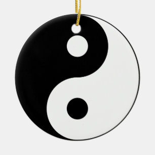 Cerâmica Ornamento de Yin Yang