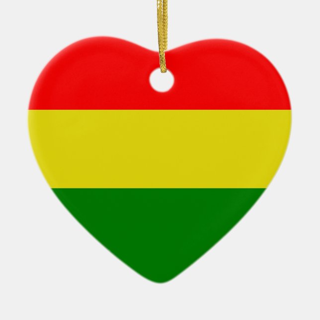 Cerâmica Ornamento do amor de Rasta (Frente)