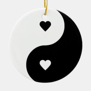 Cerâmica Ornamento do amor de Yin Yang