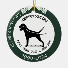 Cerâmica Ornamento do Aniversário de 25 Anos do PRO