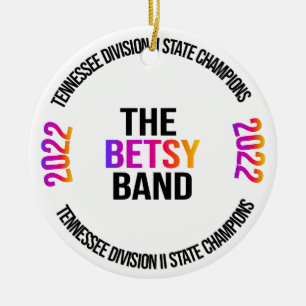 Cerâmica Ornamento do campeonato de Banda Betsy