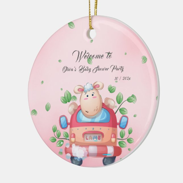 Cerâmica Ornamento do Chá de fraldas de Boca-Bebê (Esquerda)