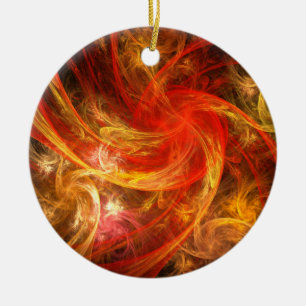 Cerâmica Ornamento do Círculo de Arte do Firestorm Nova Abs