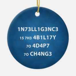 Cerâmica Ornamento do Círculo de Cotação de Inteligência