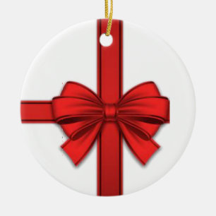 Cerâmica Ornamento do Círculo de Natal, Arco Vermelho