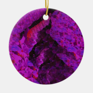 Cerâmica Ornamento do Círculo de Pleaser Roxo