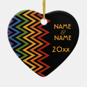 Cerâmica Ornamento do costume do teste padrão de Chevron d