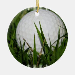 Cerâmica Ornamento do design da bola de golfe