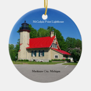 Cerâmica Ornamento do farol 2019 do ponto de McGulpin