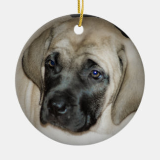Cerâmica Ornamento do filhote de cachorro do Mastiff