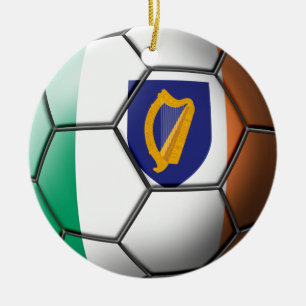 Cerâmica Ornamento do futebol de Ireland