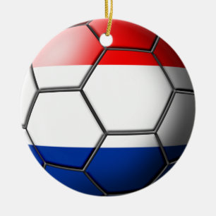 Cerâmica Ornamento do futebol de Netherland