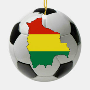 Cerâmica Ornamento do futebol do futebol de Bolívia