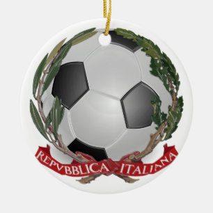 Cerâmica Ornamento do futebol do futebol de Italia