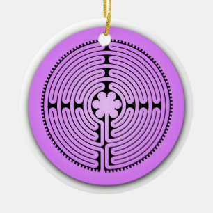 Cerâmica Ornamento do labirinto de Chartres