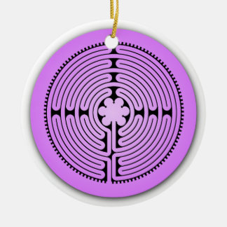 Cerâmica Ornamento do labirinto de Chartres