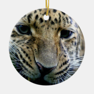 Cerâmica Ornamento do leopardo de Amur