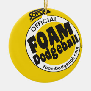 Cerâmica Ornamento do logotipo de Dodgeball