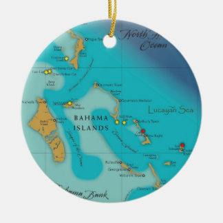 Cerâmica Ornamento do mar de Lucayan