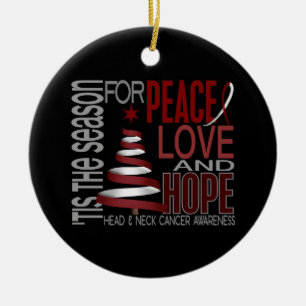 Cerâmica Ornamento do Natal 1 principal e de pescoço do