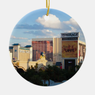 Cerâmica Ornamento do por do sol da tira de Las Vegas