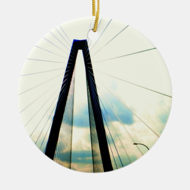 Cerâmica Ornamento do SC de Charleston (Frente)