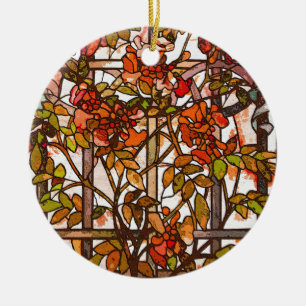Cerâmica Ornamento do vitral de Nouveau da arte de Tiffany