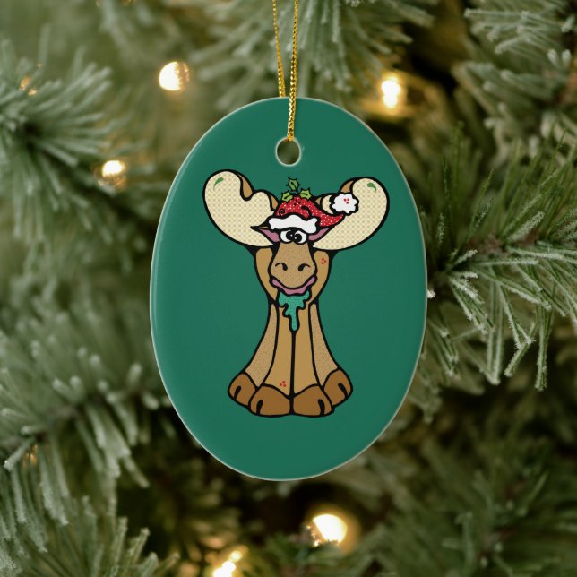 Cerâmica Ornamento Feliz de Natal (Árvore)