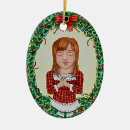 Cerâmica Ornamento Feliz de Natal