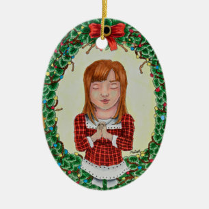 Cerâmica Ornamento Feliz de Natal