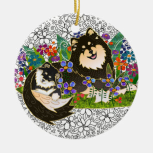 Cerâmica Ornamento FINLANDÊS de BINDI LAPPHUND