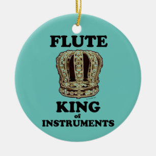 Cerâmica Ornamento Fluto-Rei de Instrumentos Cerâmicos