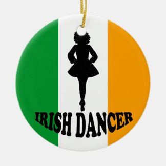 Cerâmica Ornamento irlandês da dança de etapa