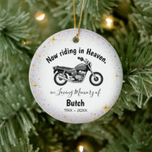 Ornamento Memorial de Moto Personalizado