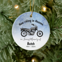 Ornamento Memorial de Motocicleta Personalizado