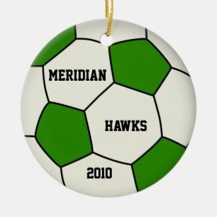 Cerâmica Ornamento Meridiano De Futebol