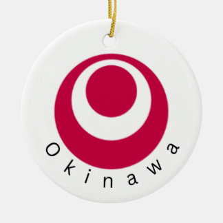 Cerâmica Ornamento Nacional de Bandeira de Okinawa