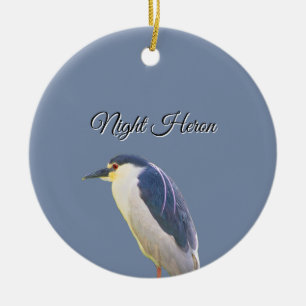 Cerâmica Ornamento Noturno de Pássaros Heron