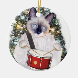 Cerâmica Ornamento personalizado canção de natal do feriado